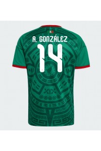 Meksiko Armando Gonzalez #14 Jalkapallovaatteet Kotipaita MM-kisat 2026 Lyhythihainen